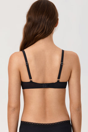 SUNDAY ROSY™ Lace Push Up Plunge Bra