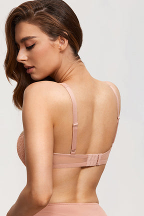Floral Lightly Lined Balconette Bra