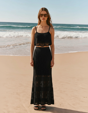 conjunto tricot preto aura mediterrânea