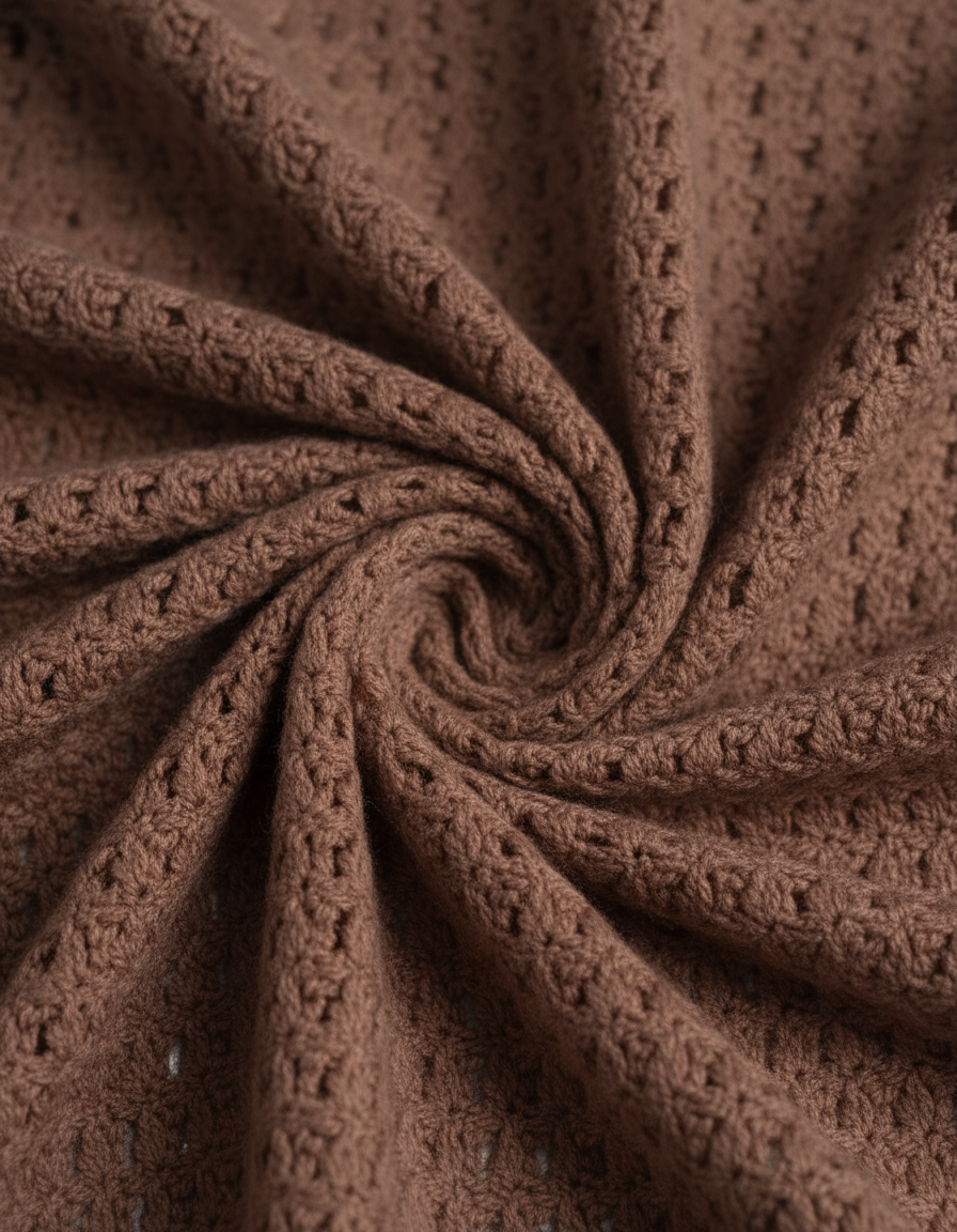 conjunto tricot marrom trancoso