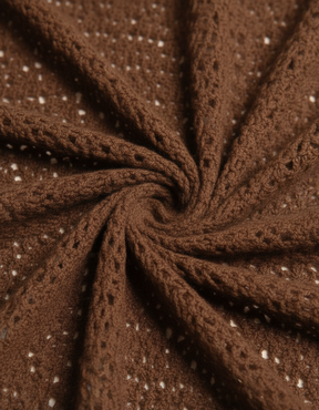 vestido midi tricô dourado siena