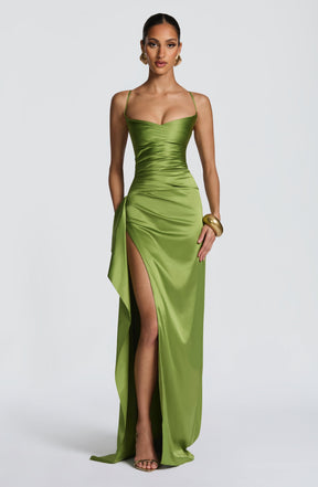 Helen Maxi Dress - Olive