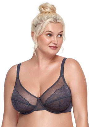Woobilly® Full Coverage Lace Minimizer Bra - Petal