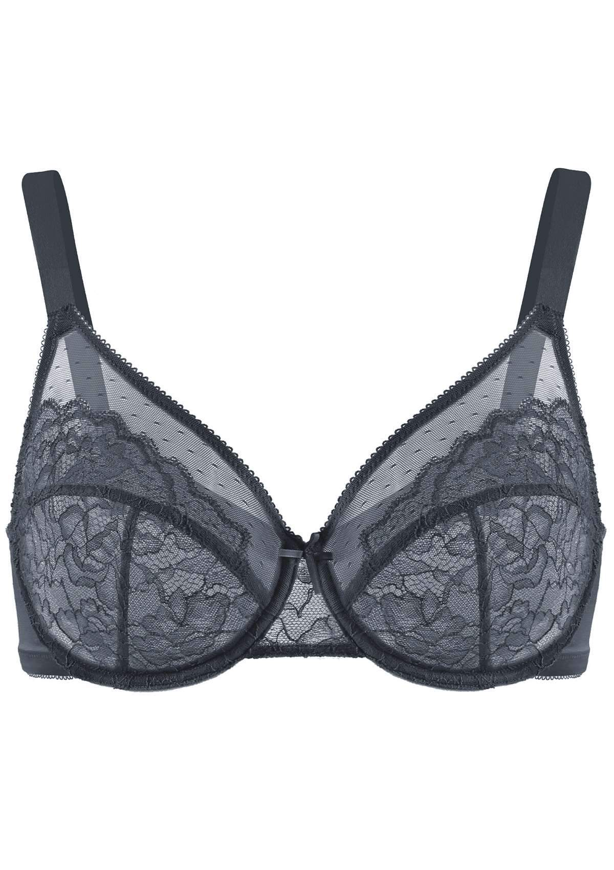 Woobilly® Full Coverage Lace Minimizer Bra - Petal