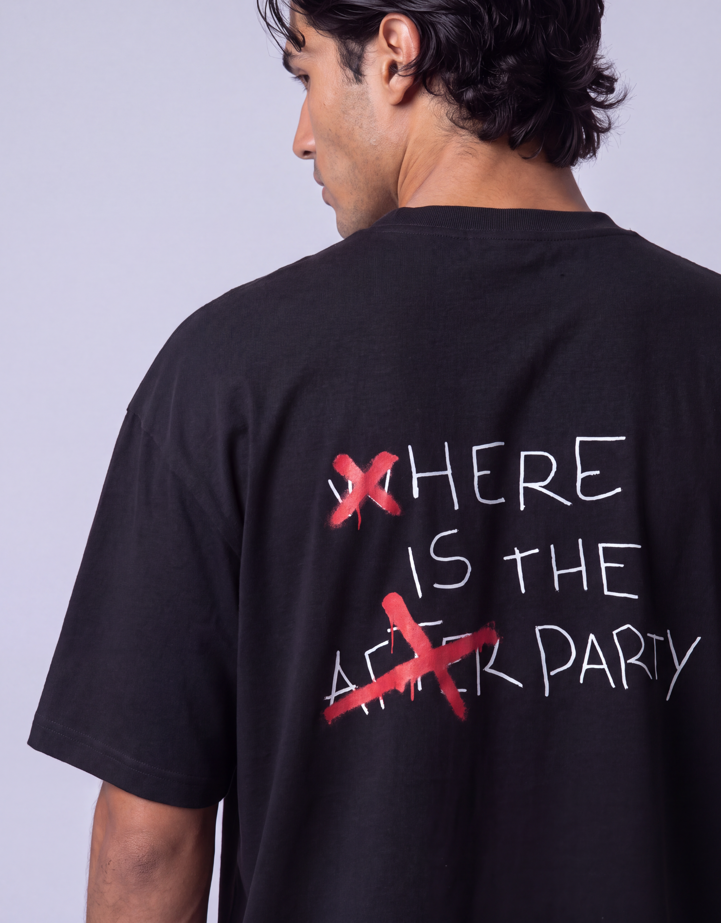 Detalhe da estampa da camiseta MALTA® After Party