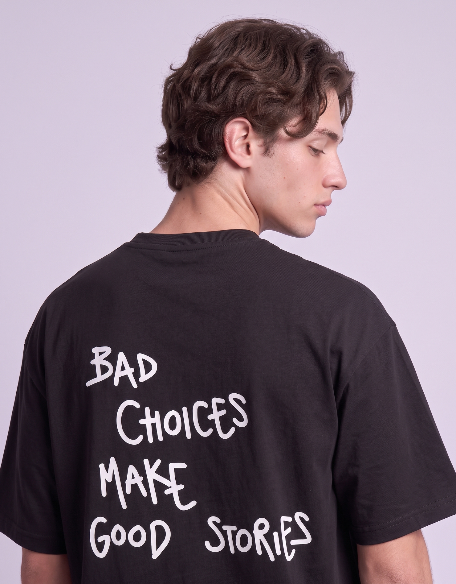 Detalhe da estampa da camiseta MALTA® Bad Choices