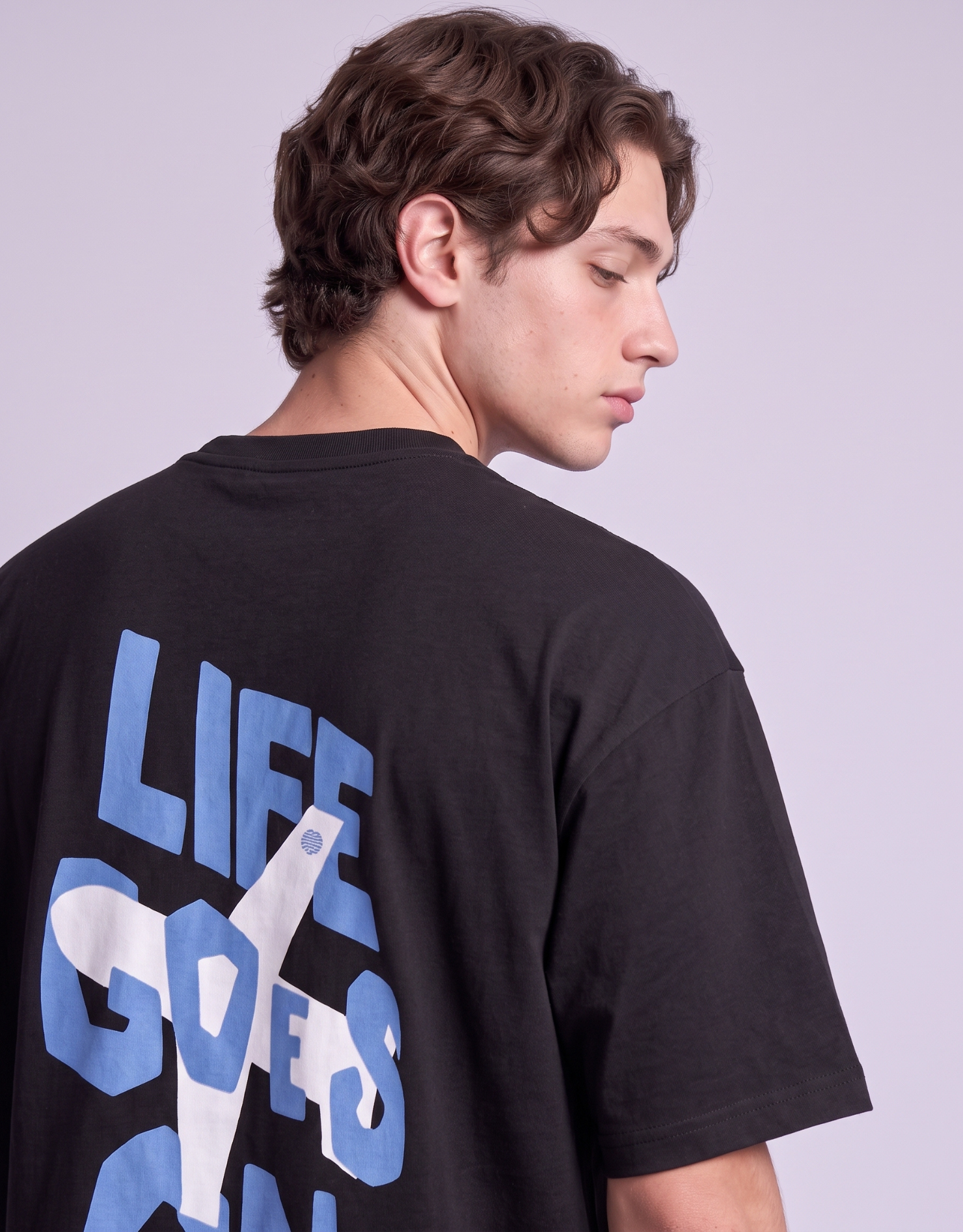 Detalhe da estampa da camiseta MALTA® Life Goes On