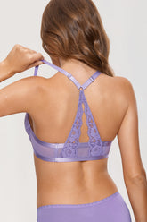 Lacy Racerback Push Up Bra