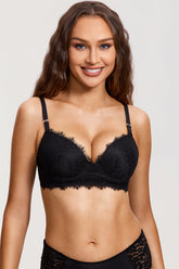 SUNDAY ROSY™ Lace Wireless Push Up Bra
