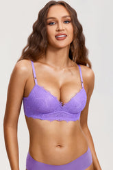 SUNDAY ROSY™ Lace Wireless Push Up Bra