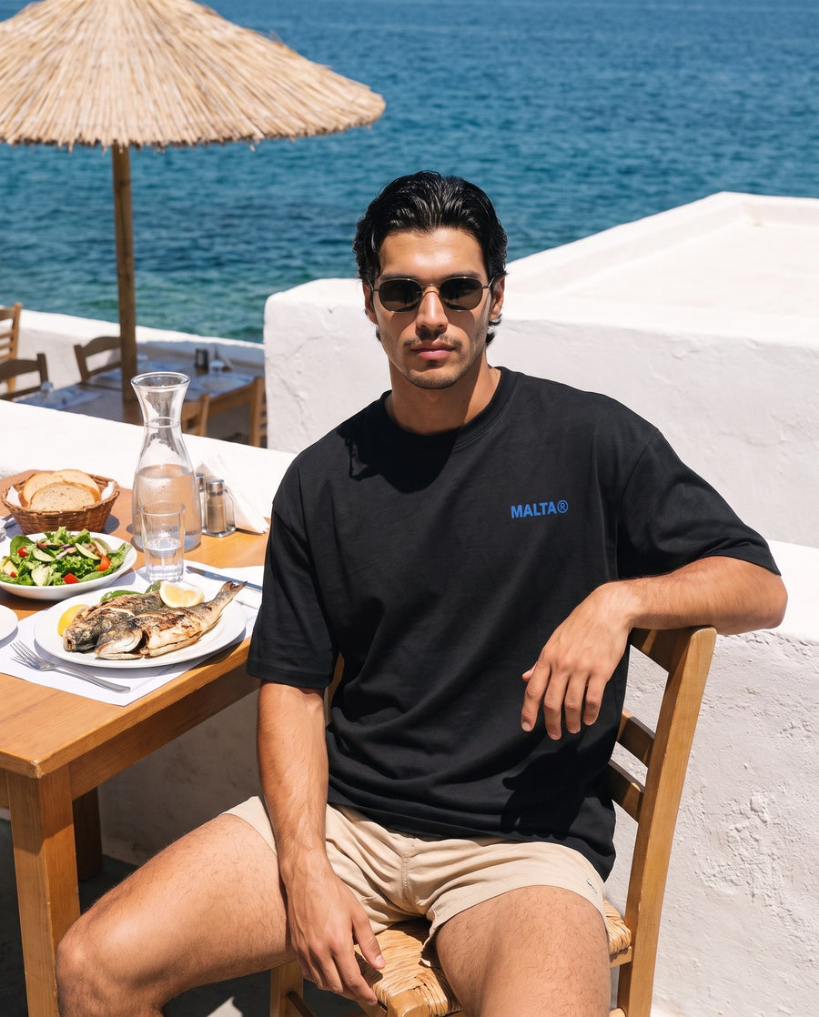Camiseta oversized MALTA® absolut malta às 12h: volta da praia