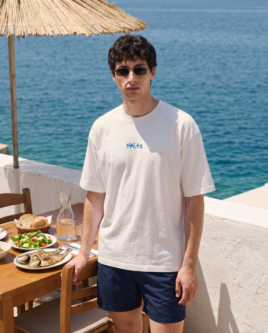 Camiseta oversized MALTA® i want magic às 12h: volta da praia