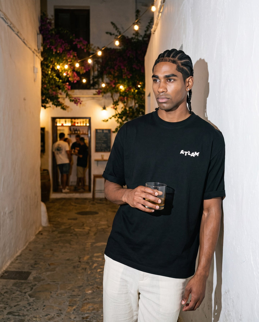 Camiseta oversized MALTA® life is a simulation às 23h: noite que não estava nos planos