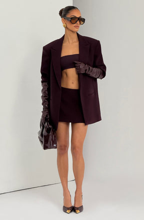 Reece Blazer - Plum