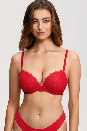 SUNDAY ROSY™ Super Push Up Lace Bra