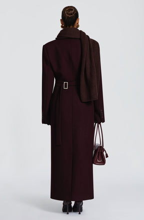 Talin Scarf - Plum Brown