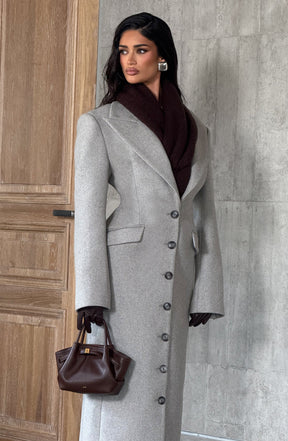 Ursula Coat - Light Grey